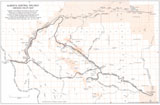 Alberta Central Railway, Amended Route Map