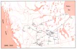 View Maps - Incorporated Railways Proposed for Western Canada, 1909, 1910