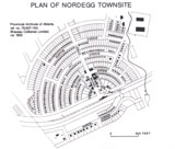 Nordegg, Plan of Townsite