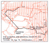 Incorporated Railway Proposed for Alberta,  Alberta and Brazeau River Ry. Co.