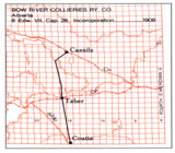 Incorporated Railway Proposed for Alberta, Bow River Collieries Ry. Co.