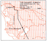 Incorporated Railway Proposed for Alberta,  Calgary, Alberta and Montana Ry. Co.