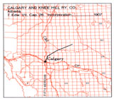 Incorporated Railway Proposed for Alberta, Calgary and Knee HIll Ry. Co.