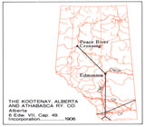 Incorporated Railway Proposed for Alberta,  Kootenay, Alberta and Athabasca Ry. Co.