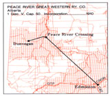 Incorporated Railway Proposed for Alberta, Peace River Great Western Ry. Co.