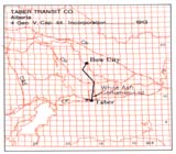Incorporated Railway Proposed for Alberta, Taber Transit Co.