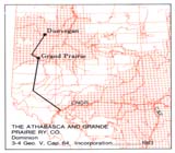 Incorporated Railway Proposed for Alberta,  Athabasca and Grande Prairie Ry. Co.