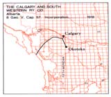 Incorporated Railway Proposed for Alberta,  Calgary and South Western Ry. Co.