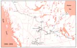 View Maps - Incorporated Railways Proposed for Western Canada, 1906–1908