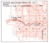Incorporated Railway Proposed for Alberta, Crow’s Nest Pass Street Ry. Co.